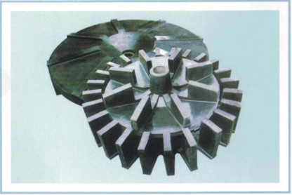 Piezas alineadas poliuretano rotor y estator de la flotación del mezclador