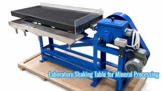 Mesa vibratoria de laboratorio para pruebas de procesamiento de minerales